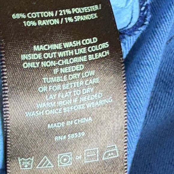 KUT from the Kloth Lucy High Rise Wide Leg Jeans Women’s 14 Blue Denim - Picture 9 of 12